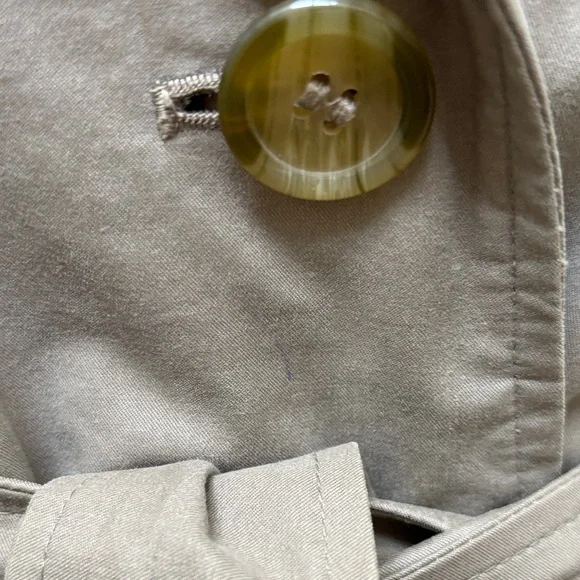 BURBERRYS Vintage Classic Tan Trench Coat- 8 Long - Picture 12 of 17